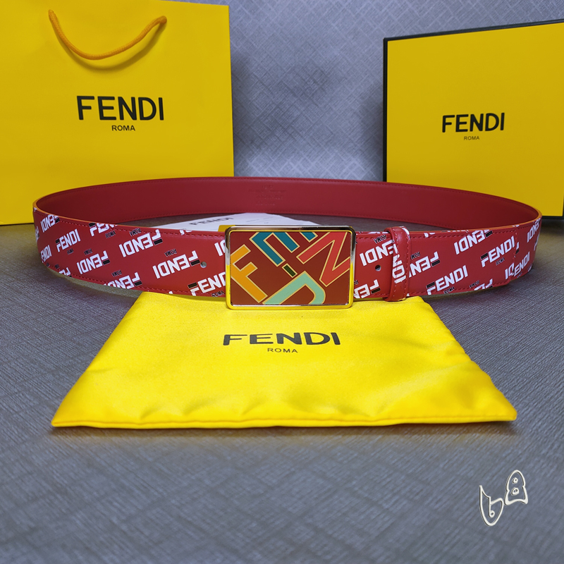 Fendi belt 38mmX80-125cm lb  (4)