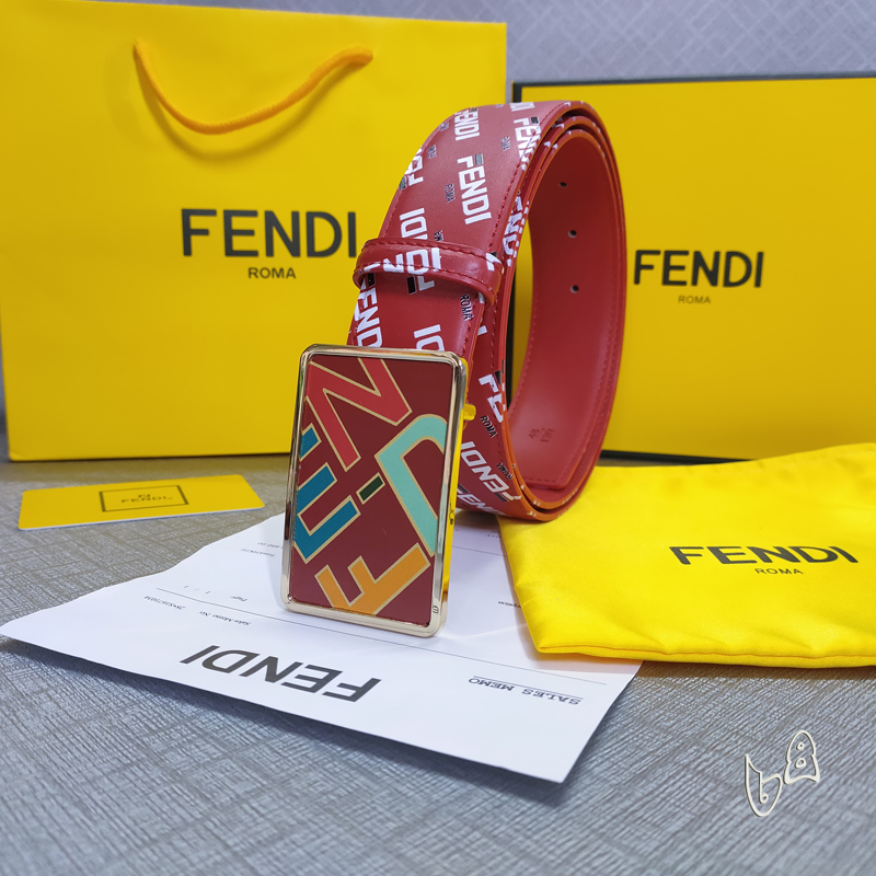 Fendi belt 38mmX80-125cm lb  (5)