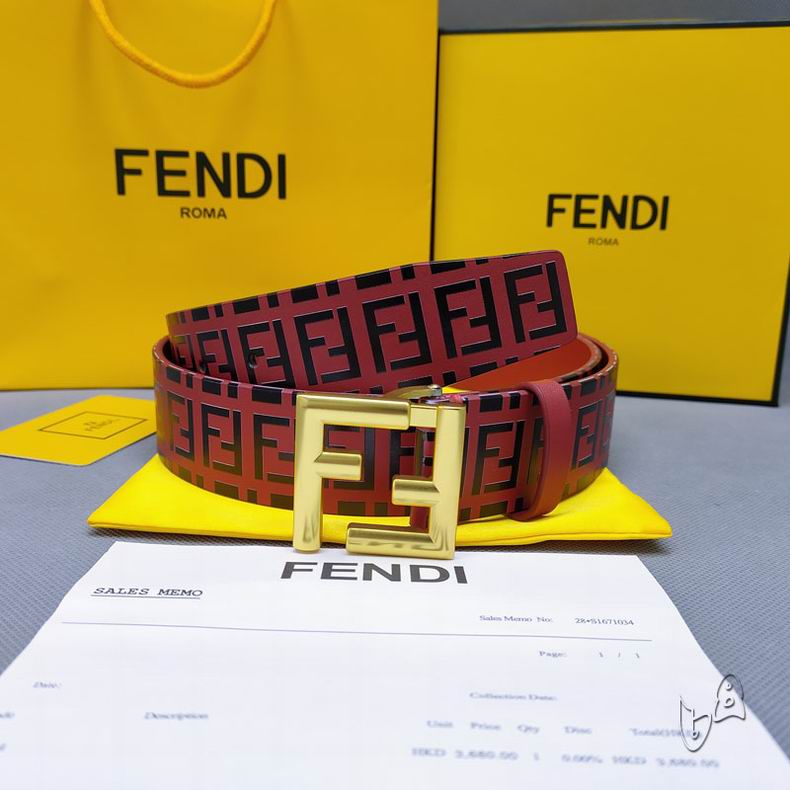 Fendi belt 38mmX80-125cm lb  (6)