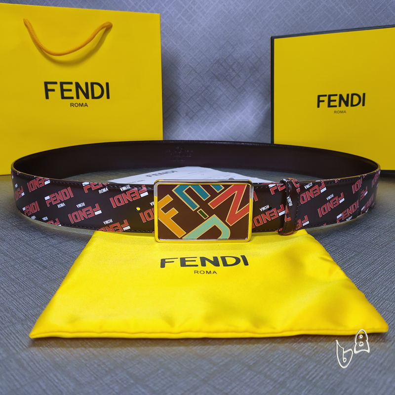 Fendi belt 38mmX80-125cm lb  (7)