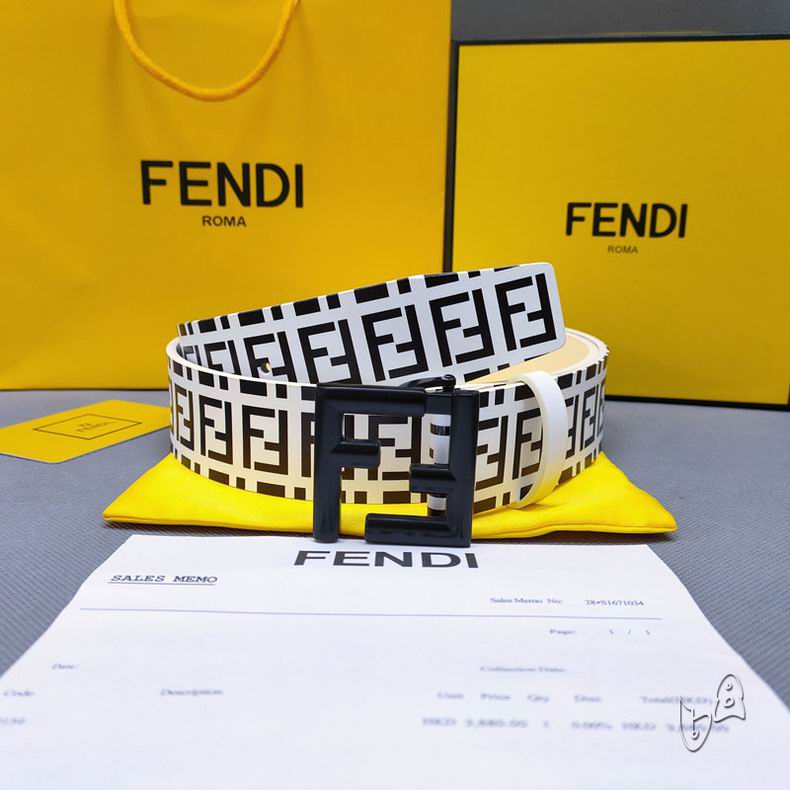 Fendi belt 38mmX80-125cm lb  (9)