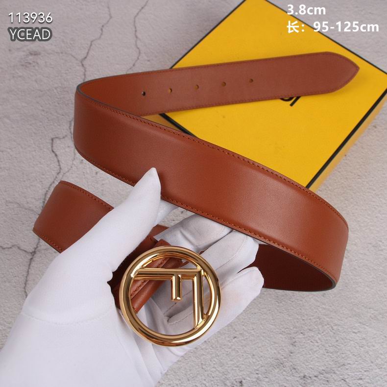 Fendi belt 38mmX95-125cm 8L  (3)