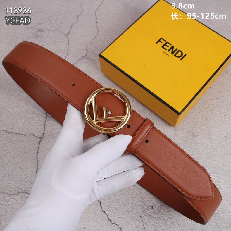 Fendi belt 38mmX95-125cm 8L  (4)