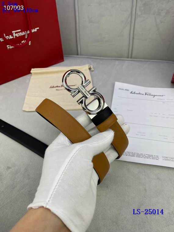 Ferragamo Belt 25mm 95-110cm 8L (22)