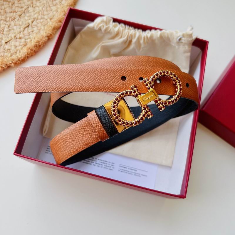 Ferreagamo belt 25mmX95-110cm 7D  (13)