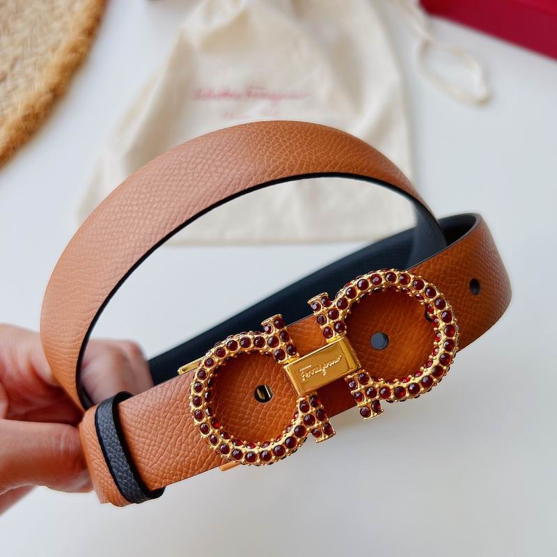 Ferreagamo belt 25mmX95-110cm 7D  (14)