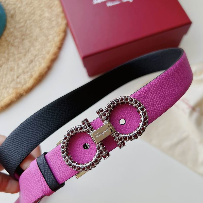 Ferreagamo belt 25mmX95-110cm 7D  (7)