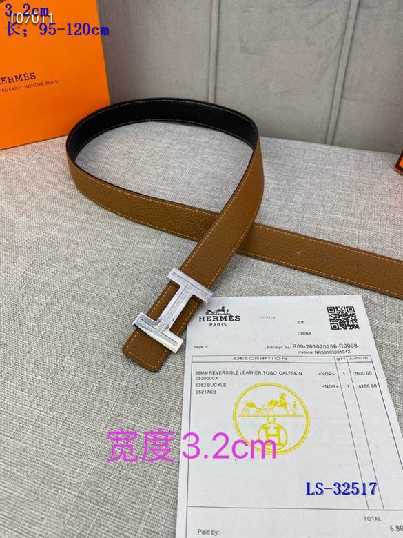 Hermes Belt 32mmX95-125CM 8L  (27)