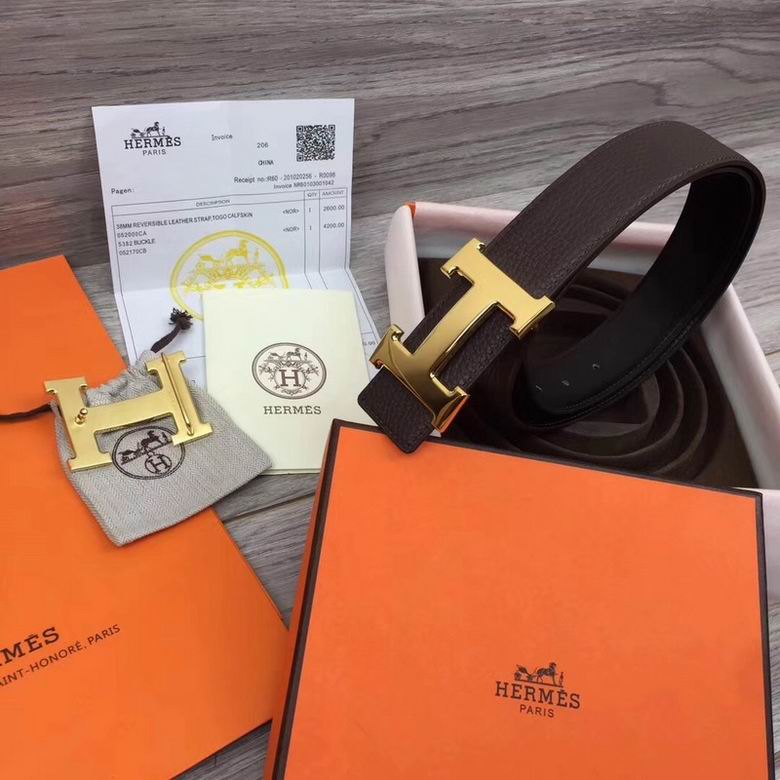 Hermes Belt 38mmX100-125CM 7D  (8)