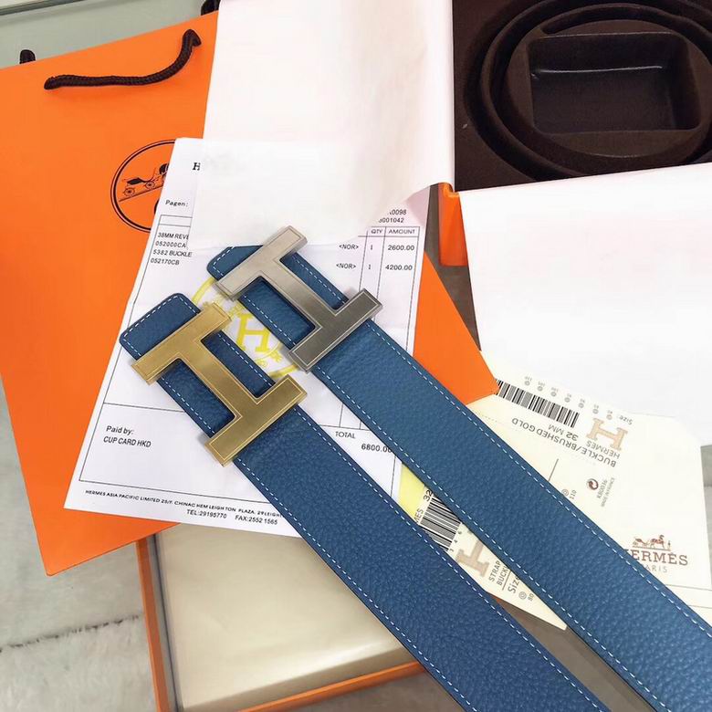 Hermes Belt 38mmX95-125CM 7D  (8)