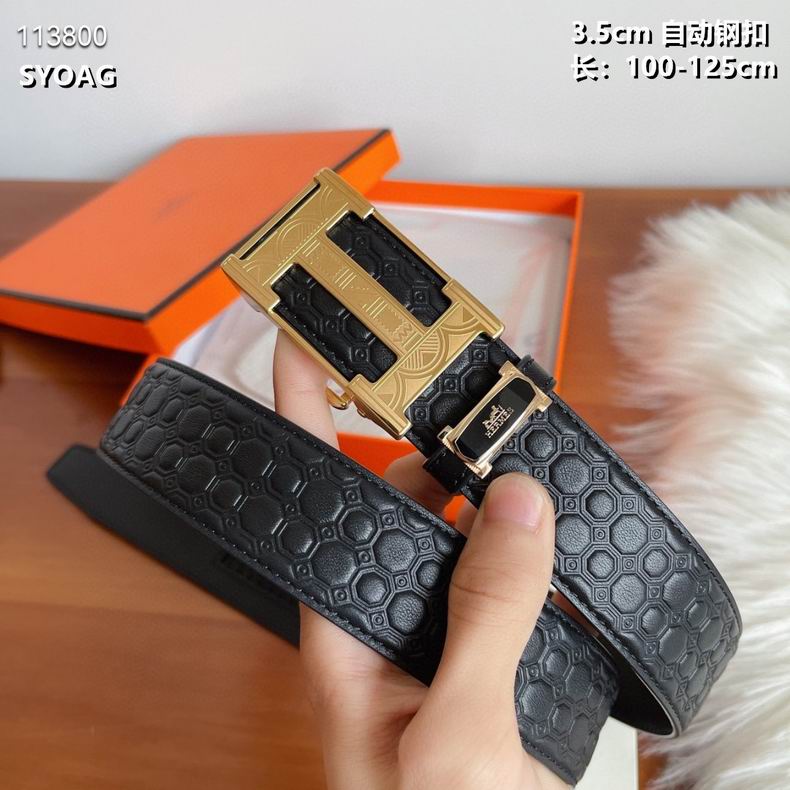 Hermes belt 自动钢扣35mmX100-125cm 8L (6)
