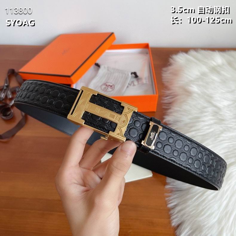 Hermes belt 自动钢扣35mmX100-125cm 8L (7)