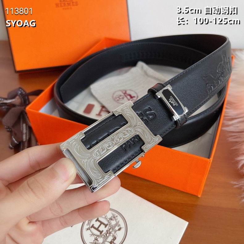 Hermes belt 自动钢扣35mmX100-125cm 8L  (2)