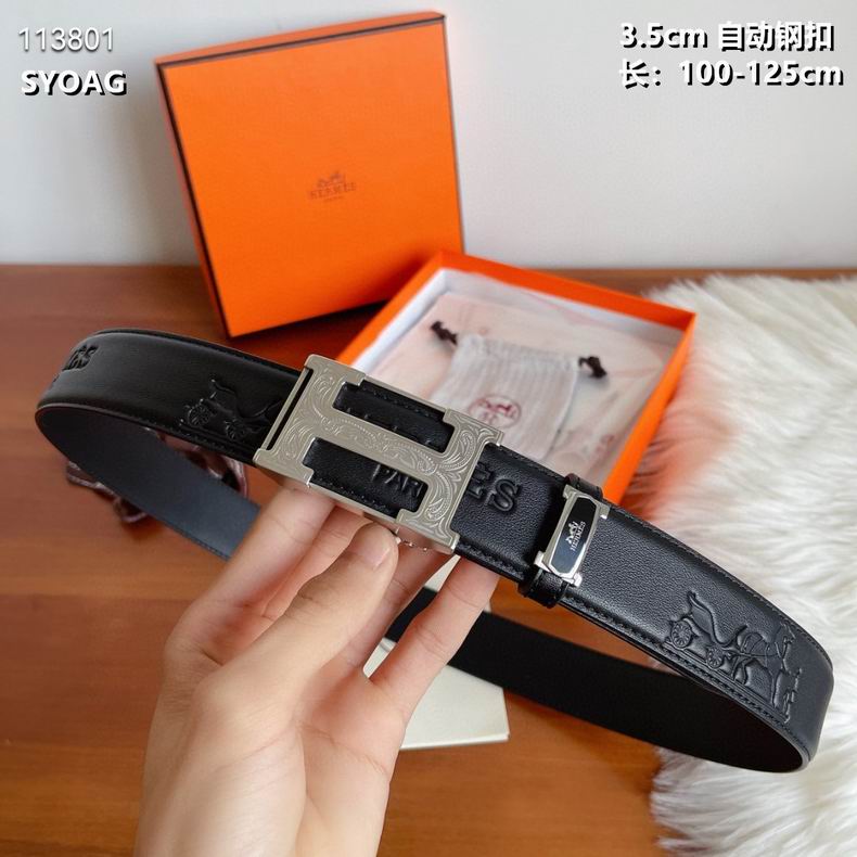 Hermes belt 自动钢扣35mmX100-125cm 8L  (3)