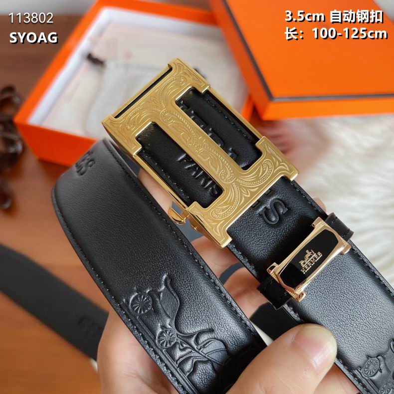 Hermes belt 自动钢扣35mmX100-125cm 8L  (5)