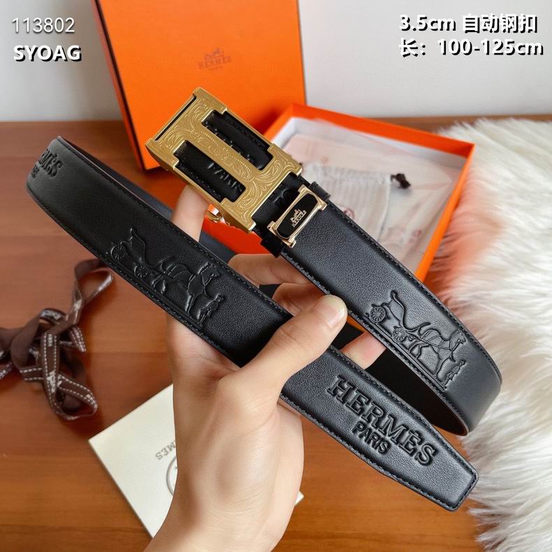 Hermes belt 自动钢扣35mmX100-125cm 8L  (7)