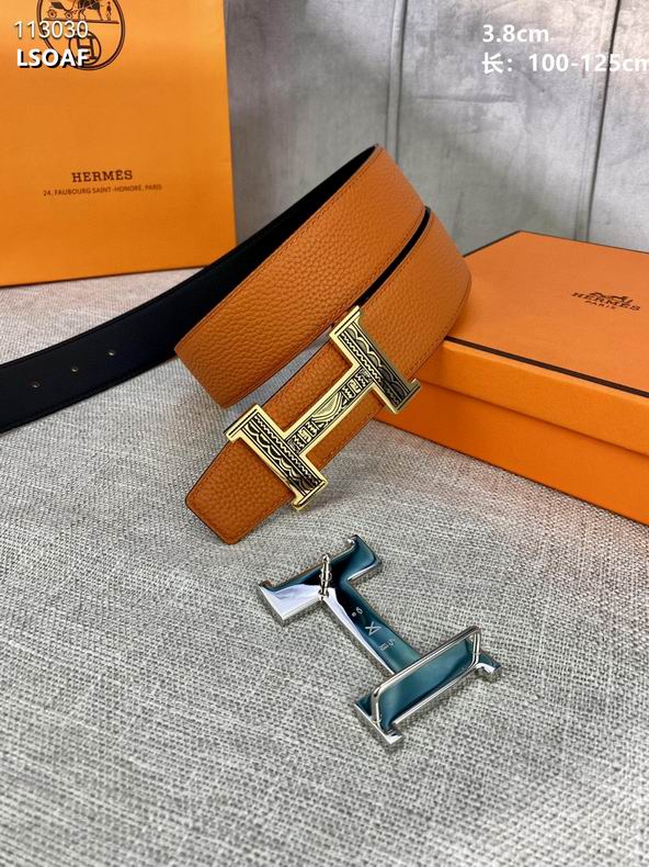 Hermes belt 38mmX100-125cm 8L (8)
