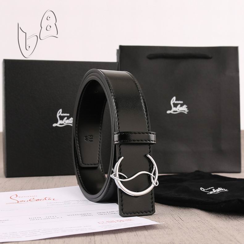 Louboutin Belt 35mm lb (35)