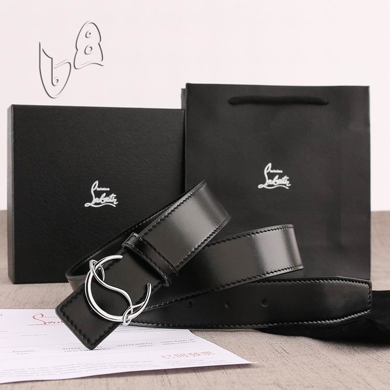 Louboutin Belt 35mm lb (37)