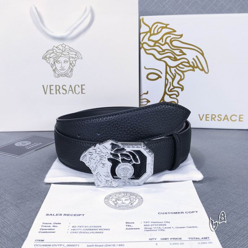 Versace belt 15mmX90-125cm lb (17)