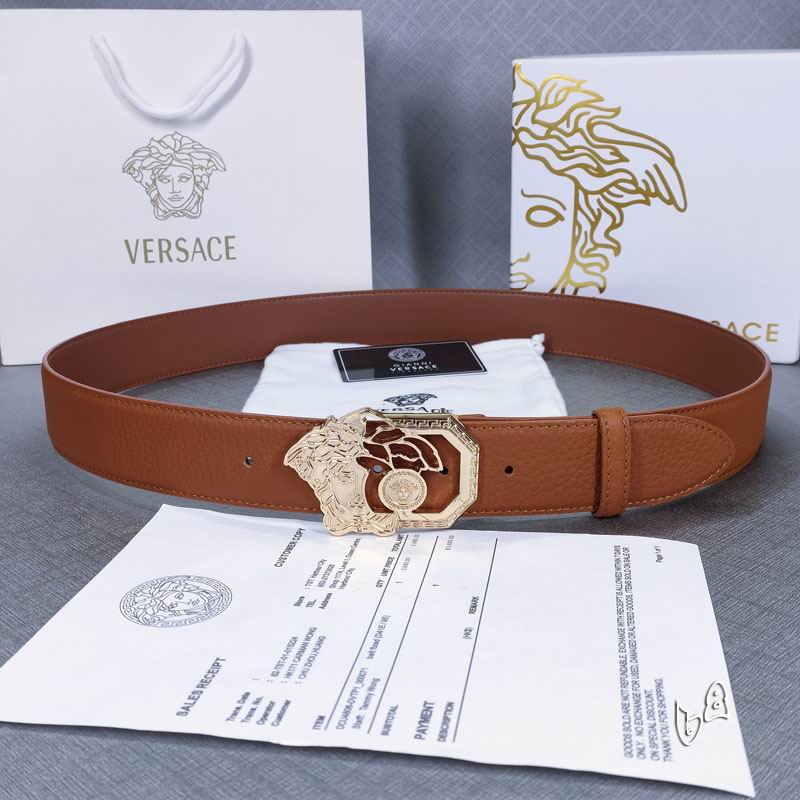 Versace belt 15mmX90-125cm lb (24)