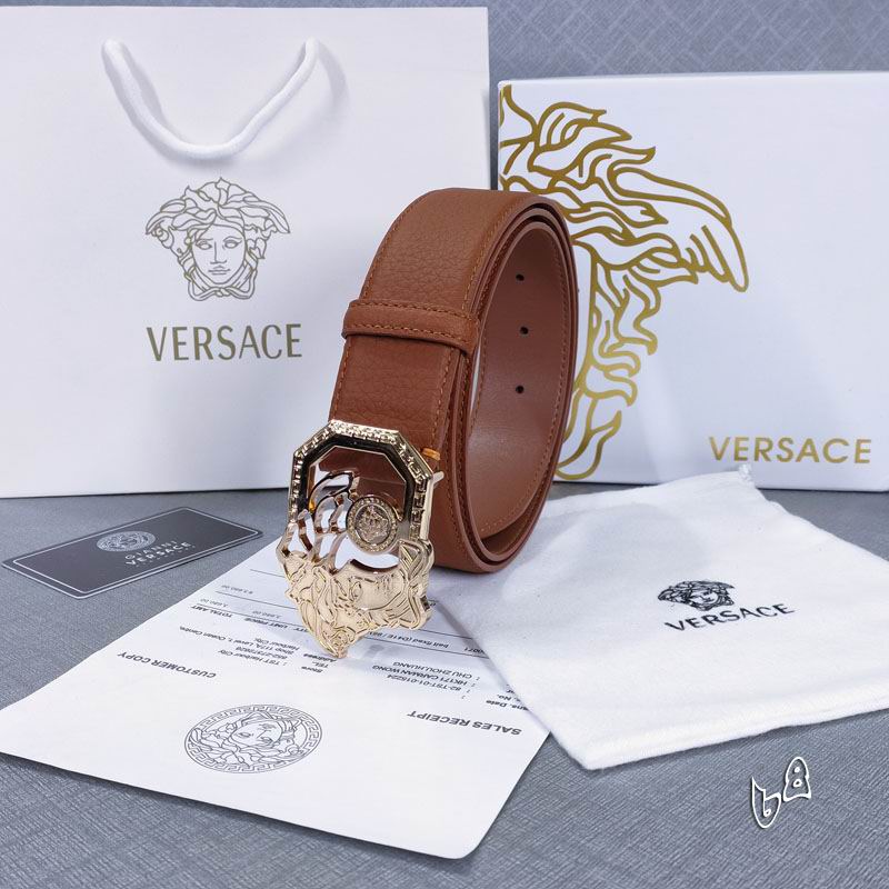 Versace belt 15mmX90-125cm lb (25)