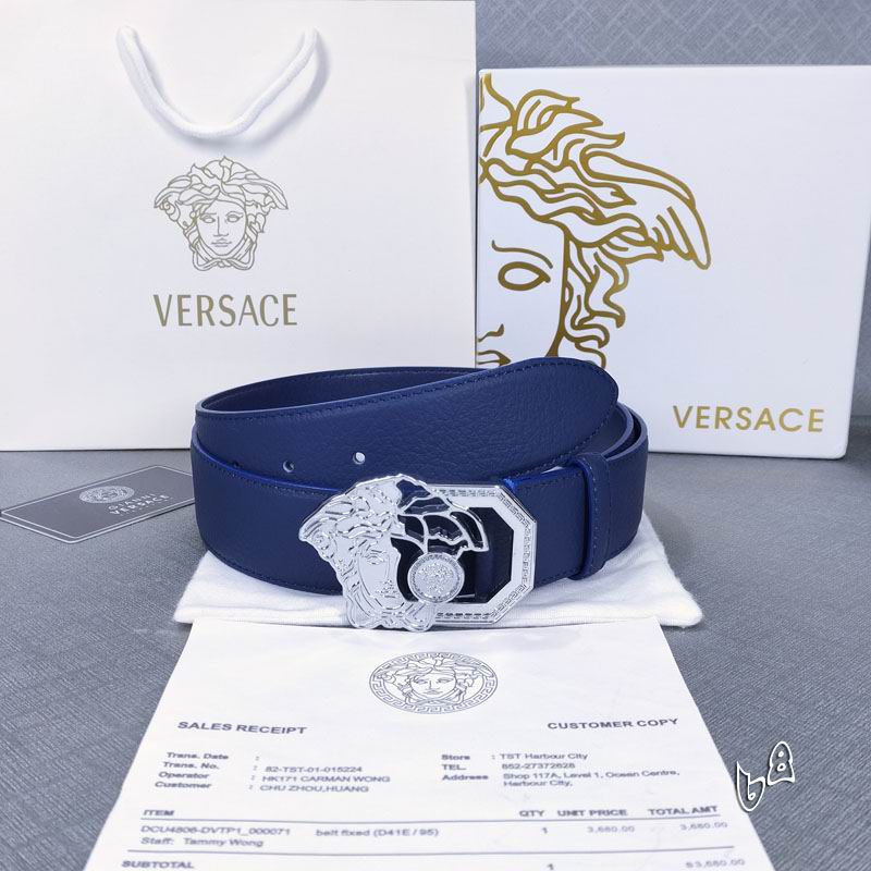 Versace belt 15mmX90-125cm lb (29)