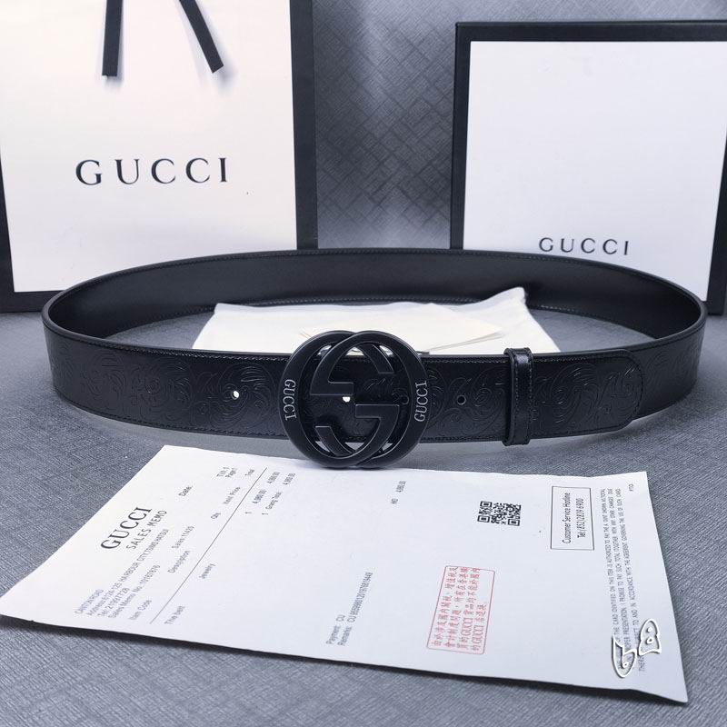 Gucci belt 38mmX90-125cm lb (10)