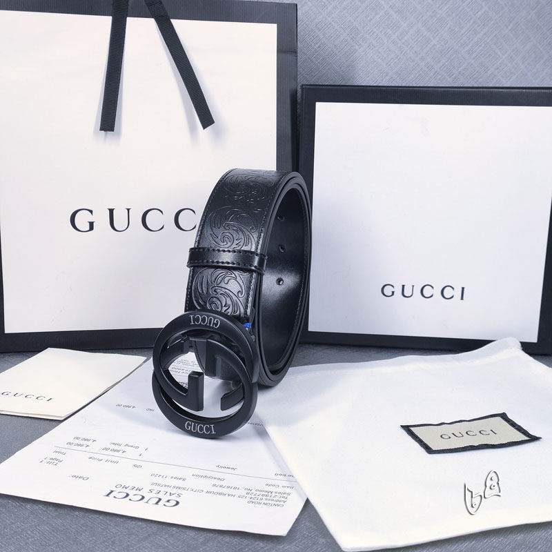 Gucci belt 38mmX90-125cm lb (11)