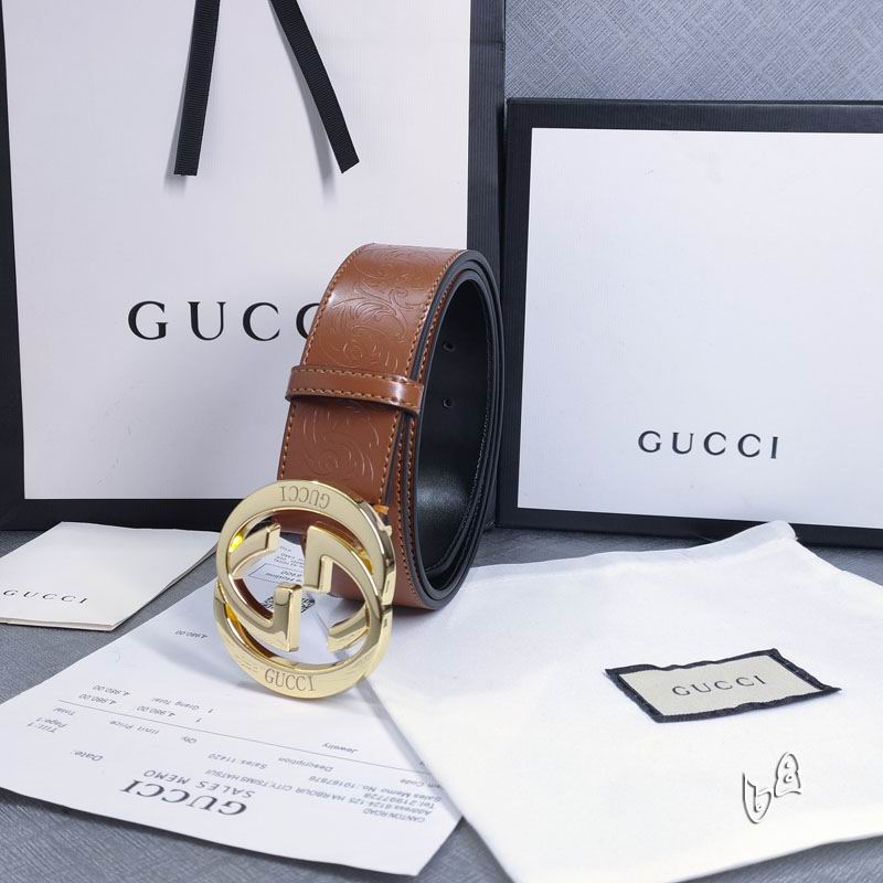 Gucci belt 38mmX90-125cm lb (14)