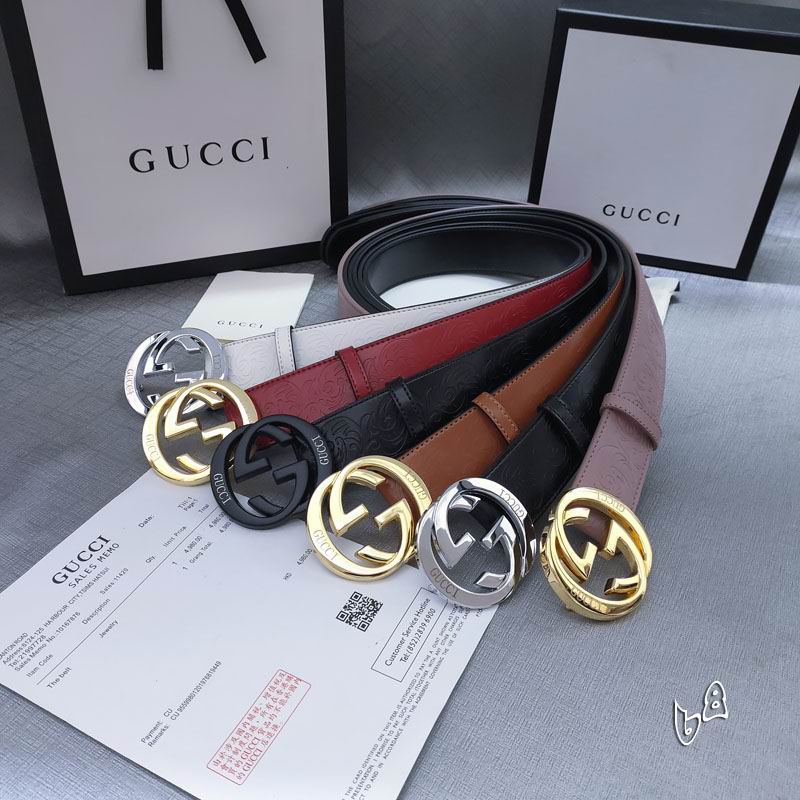 Gucci belt 38mmX90-125cm lb (20)