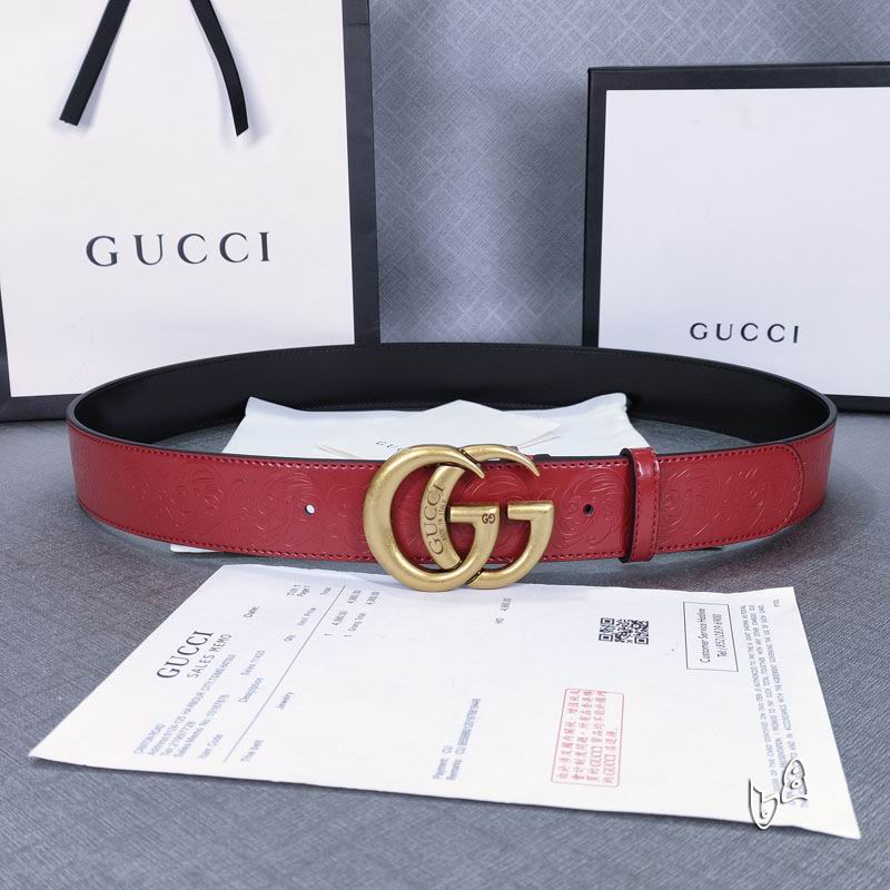 Gucci belt 38mmX90-125cm lb (24)