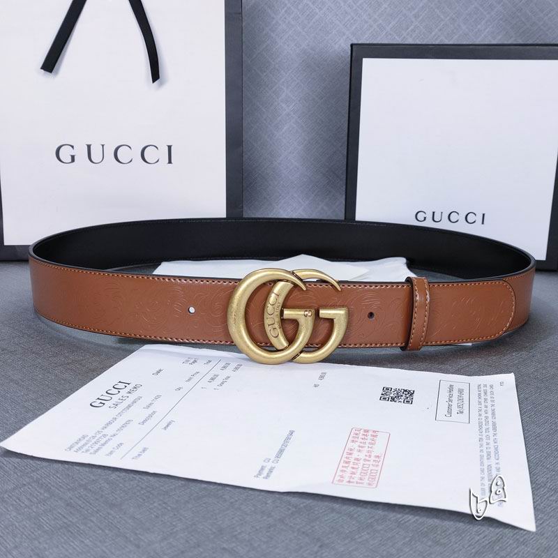 Gucci belt 38mmX90-125cm lb (33)