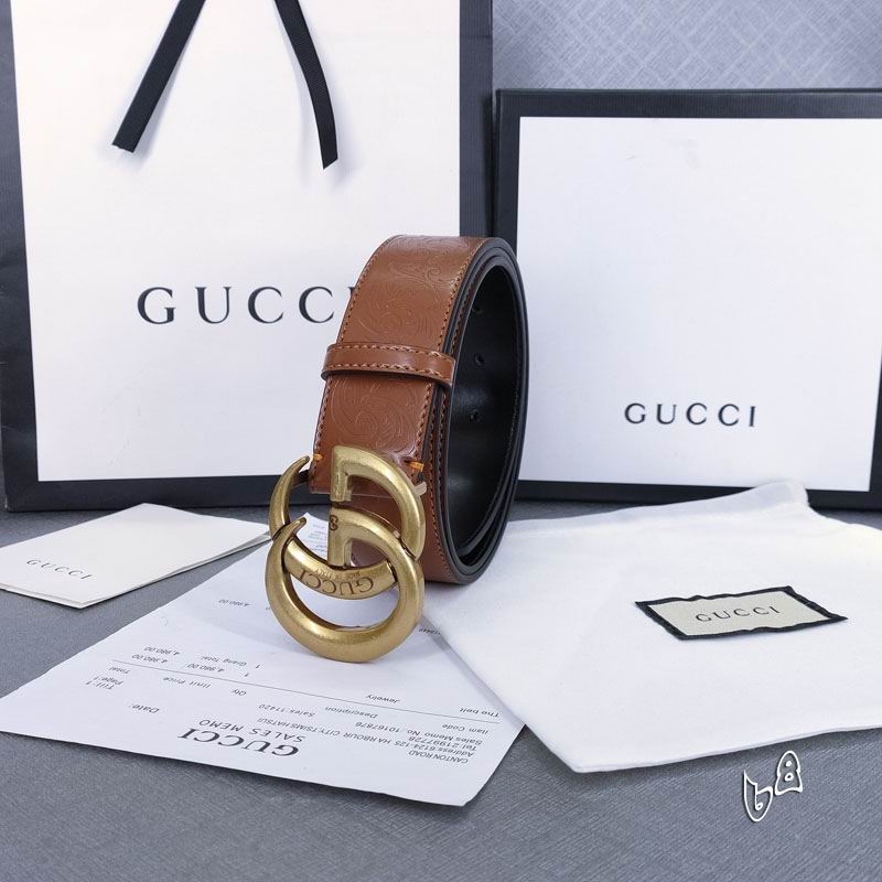 Gucci belt 38mmX90-125cm lb (34)