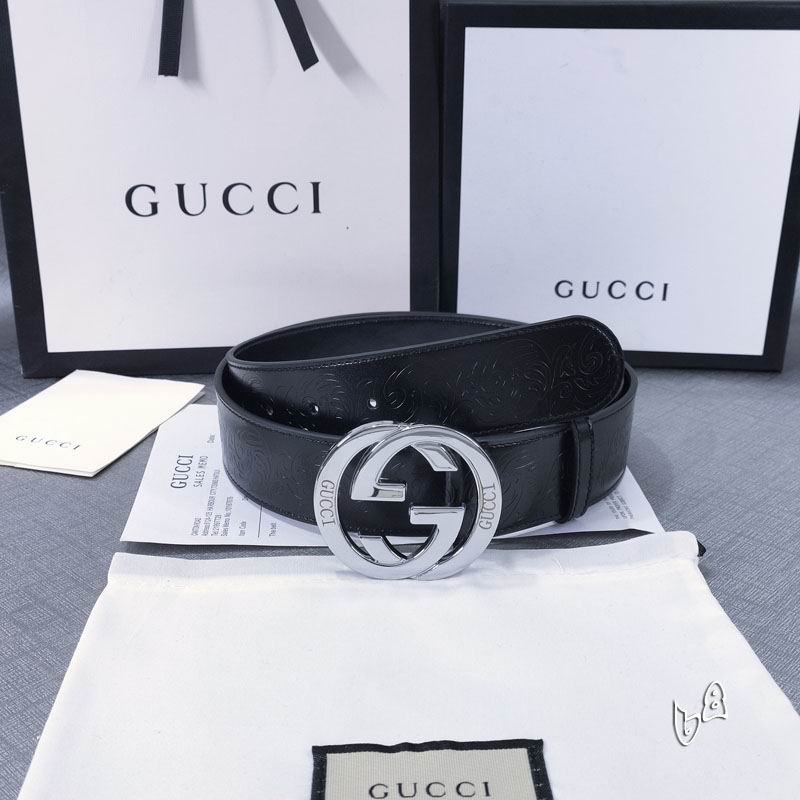 Gucci belt 38mmX90-125cm lb (6)