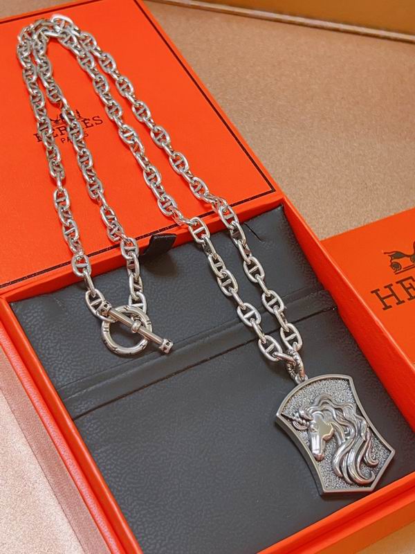 Hermes Necklace 01lyr05 (1)