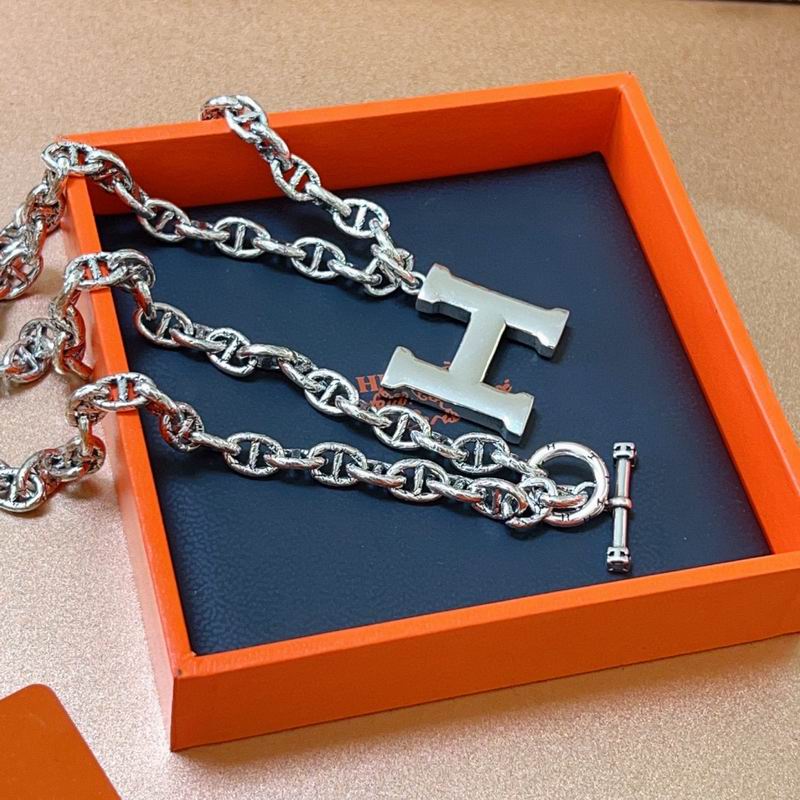 Hermes Necklace 01lyr06 (4)