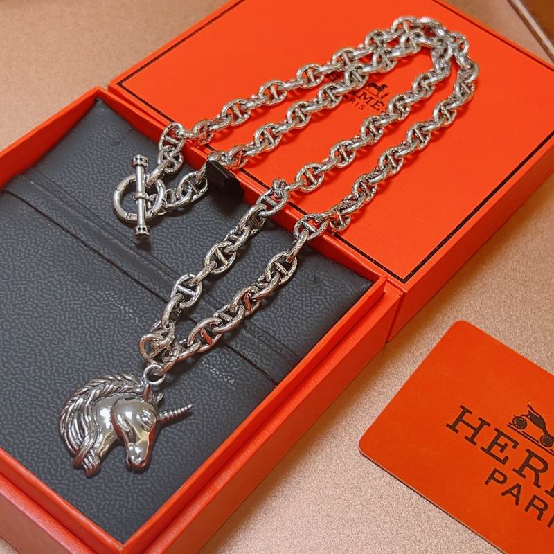 Hermes Necklace 01lyr09 (3)