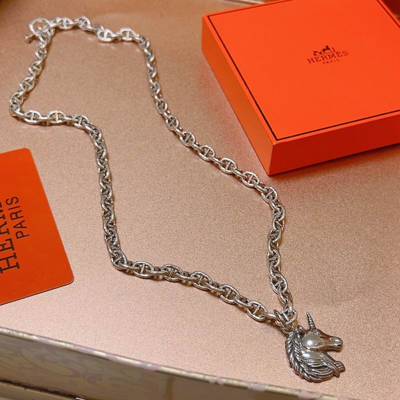 Hermes Necklace 01lyr09 (4)