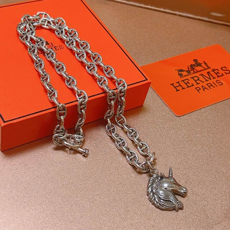 Hermes Necklace 01lyr09 (6)