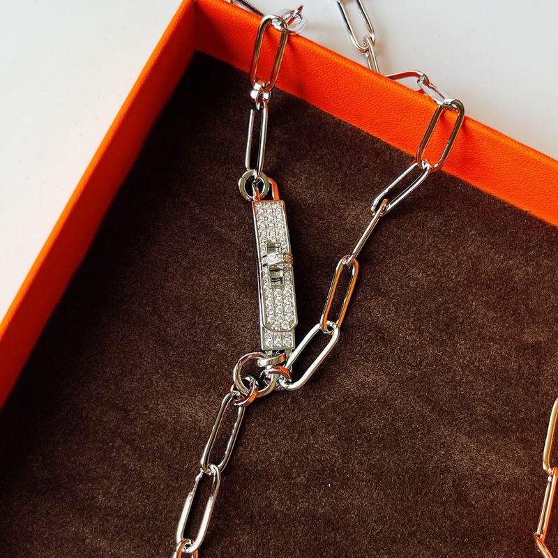 Hermes Necklace 03lyr19 (8)