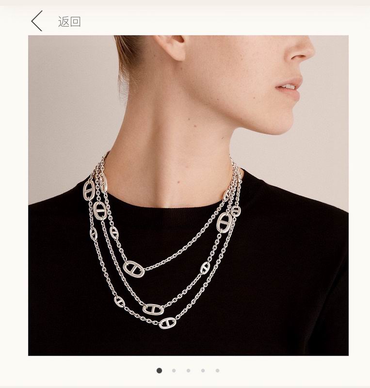 Hermes Necklace 03lyr25 (9)