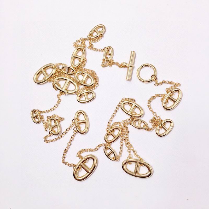 Hermes Necklace 03lyr29 (6)