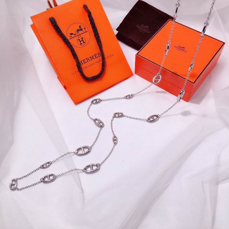 Hermes Necklace 03lyr29 (7)