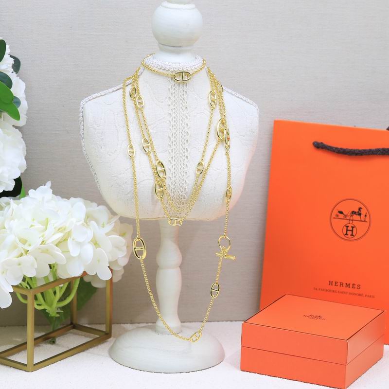Hermes Necklace 03lyr30 (10)