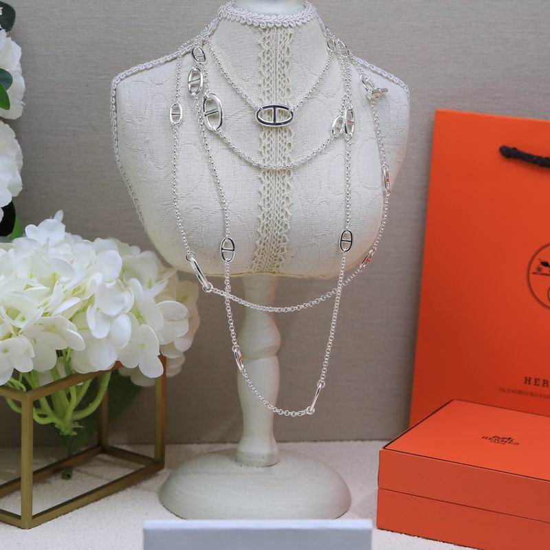 Hermes Necklace 03lyr30 (11)