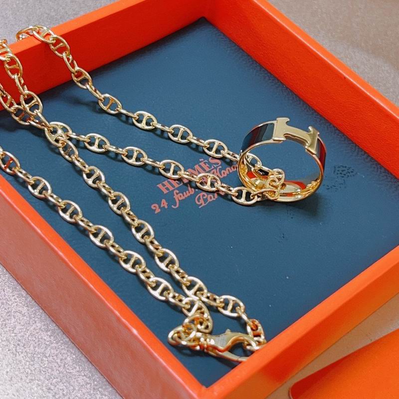 Hermes Necklace 04lyr45 (5)