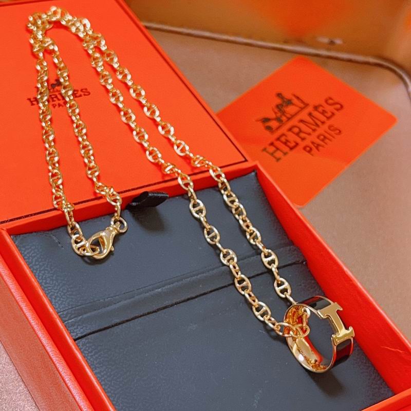 Hermes Necklace 04lyr45 (6)