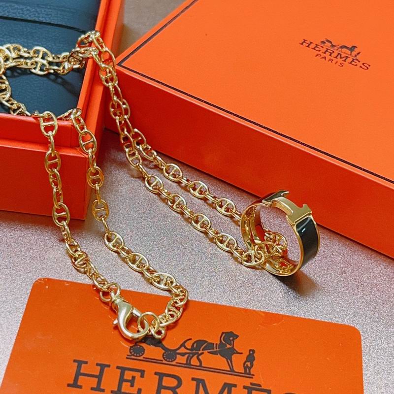 Hermes Necklace 04lyr45 (8)
