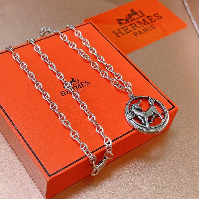 Hermes Necklace 04lyr48 (5)